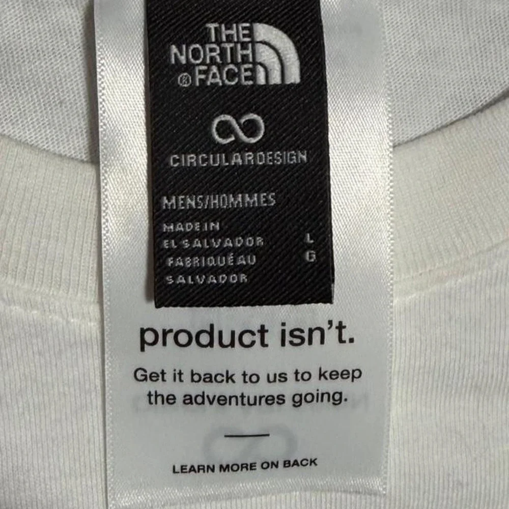 THE NORTH FACE Men's Jumbo Half-Dome Logo T-Shirt Color Blue/ White Size Large